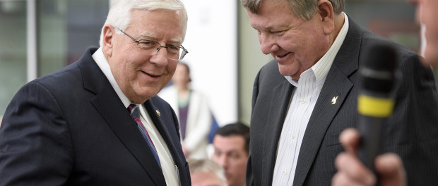 Enzi Building ribbon cutting ceremony.